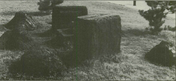 Figure 3: Beverly Buchanan, Unity Stones, concrete and black granite, 1983.