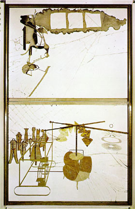 Figure 1: Marcel Duchamps The Bride Stripped Bare by Her Bachelors, Even (Large Glass) (1915-1923)